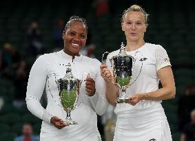 Wimbledon - Siniakova And Townsend Win Women's Doubles Title