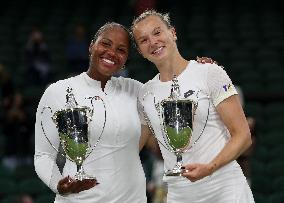 Wimbledon - Siniakova And Townsend Win Women's Doubles Title