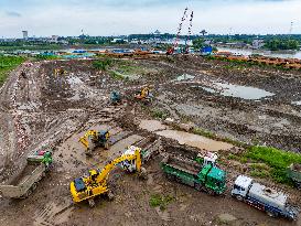 Asia's Largest Overpass Project Construction