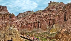 Hiking in Zhangye