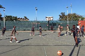 NAMIBIA-WINDHOEK-BASKETBALL-YOUNGSTERS