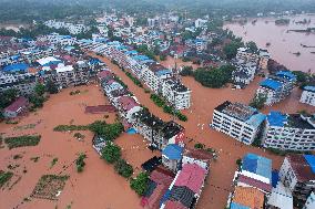 Flood Waters in Neijiang