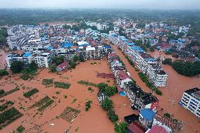 Flood Waters in Neijiang