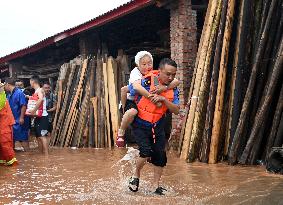 Flood Waters in Neijiang