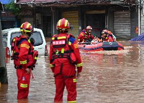 Flood Waters in Neijiang