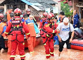 Flood Waters in Neijiang