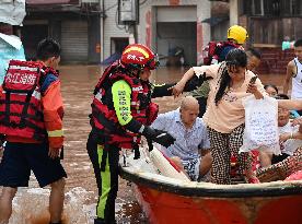 Flood Waters in Neijiang