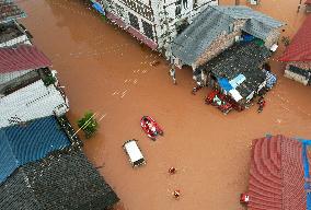 Flood Waters in Neijiang