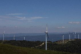 Wind Farm In Monte Da Muralla