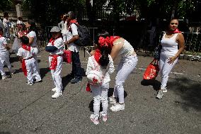 Plaza De Toros Mexico Holds First 'Pamplonada' In Its History