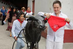 Plaza De Toros Mexico Holds First 'Pamplonada' In Its History