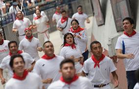 Plaza De Toros Mexico Holds First 'Pamplonada' In Its History