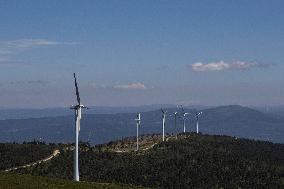 Wind Farm In Monte Da Muralla