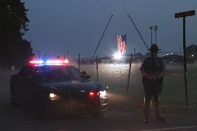 Gunfire during Trump campaign rally