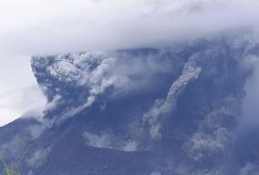 Sakurajima volcano in southwestern Japan