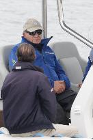 King Juan Carlos Goes Sailing - Sanxenxo