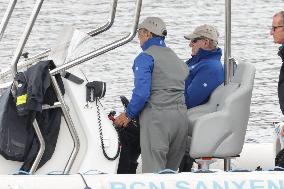 King Juan Carlos Goes Sailing - Sanxenxo