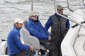 King Juan Carlos Goes Sailing - Sanxenxo