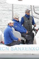 King Juan Carlos Goes Sailing - Sanxenxo