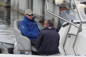 King Juan Carlos Goes Sailing - Sanxenxo