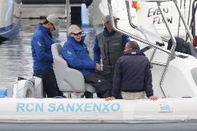 King Juan Carlos Goes Sailing - Sanxenxo