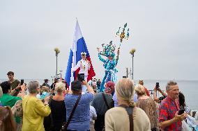 RUSSIA-VLADIVOSTOK-FISHERMAN'S DAY-CELEBRATION