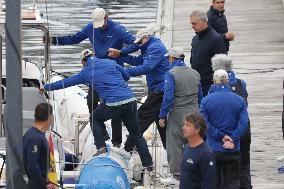 King Juan Carlos Goes Sailing - Sanxenxo