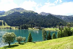 SWITZERLAND-DAVOS-SUMMER VIEW