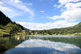 SWITZERLAND-DAVOS-SUMMER VIEW