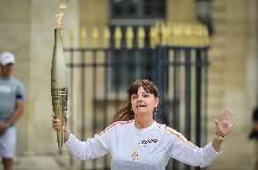 Olympic Flame At French National Assembly - Paris