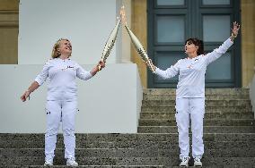 Olympic Flame At French National Assembly - Paris