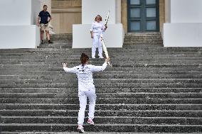 Olympic Flame At French National Assembly - Paris