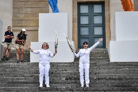 Olympic Flame At French National Assembly - Paris