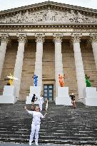 Olympic Flame At French National Assembly - Paris