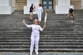 Olympic Flame At French National Assembly - Paris