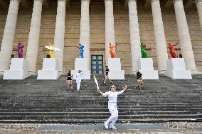 Olympic Flame At French National Assembly - Paris