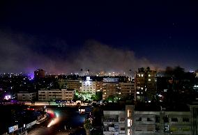 SYRIA-DAMASCUS-ISRAEL-ATTACK-AFTERMATH