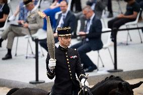 The annual Bastille Day military parade - Paris