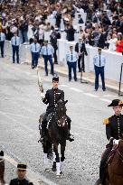 The annual Bastille Day military parade - Paris