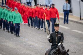 The annual Bastille Day military parade - Paris