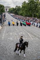 The annual Bastille Day military parade - Paris