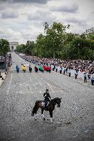 The annual Bastille Day military parade - Paris