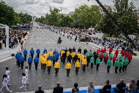 The annual Bastille Day military parade - Paris