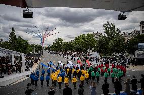 The annual Bastille Day military parade - Paris