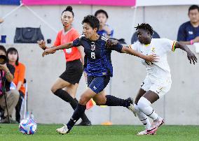 Football: Friendly between Japan and Ghana