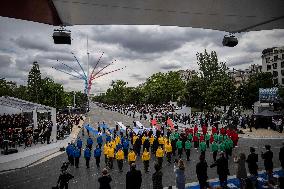 The annual Bastille Day military parade - Paris