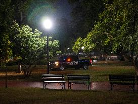 Scene Near The White House After The Trump Shooting