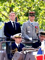 Macron at Bastille Day Parade - Paris