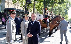 Macron at Bastille Day Parade - Paris