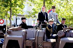 Macron at Bastille Day Parade - Paris